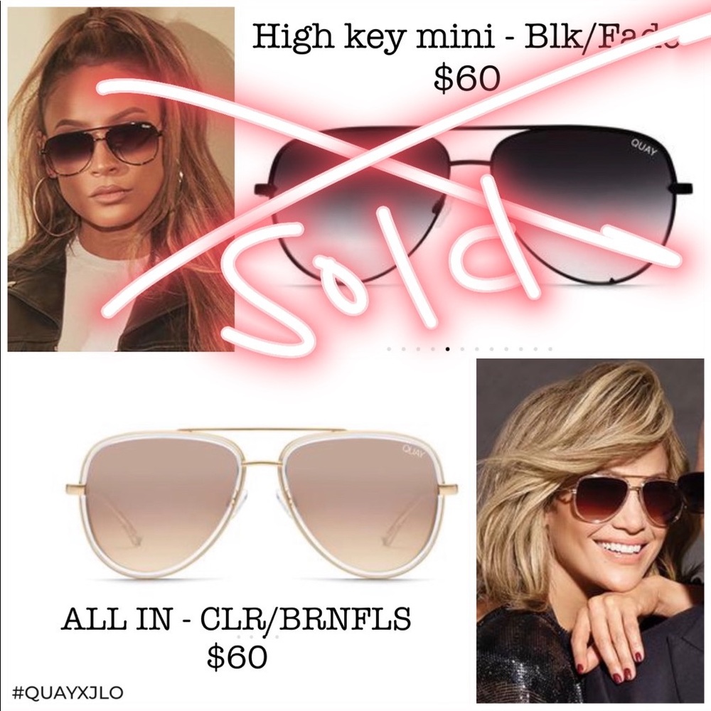 Quay x JLO All-In in clear